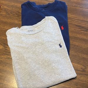 Navy and Gray Ralph Lauren Polo T-shirts